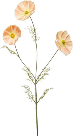 Emerald - Kunstbloem Cosmos 80cm licht peach - Kunstplanten voor binnen