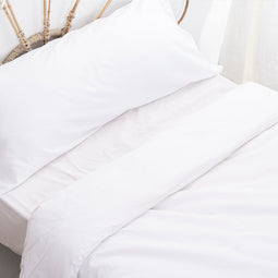 Happy Friday Duvet cover set 2 pieces Basic 135/140x200 cm (Single) White