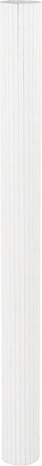 vidaXL - Kamerscherm - 165x800 - cm - bamboe - wit