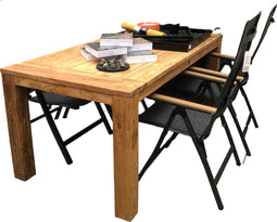 Victoria dining set victoria tafel met 4x arezzo stoel
