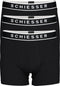 Schiesser 95/5 - Heren Shorts - Zwart - 3-pack