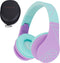 PowerLocus P1 - Kinder Koptelefoon Draadloos - Veilig volume 85 dB - Paars/Teal