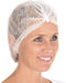 CMT® | 100 Witte haarnetjes maat L | non-woven | Latexvrij | niet steriel | Clip Caps