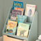Sobuy Kinderboekenkast - 4 planken - 62x30x80 cm - Groen
