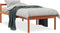vidaXL - Seniorenbed - massief - grenenhout - wasbruin - 90x200 - cm