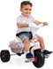 Smoby Be Fun - Driewieler - Verstelbare duwstang en veiligheidsgordel - Roze