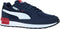 Puma Graviton JR - Lage sneakers - SoftFoam+ inlegzool - Peacoat-Puma White-High Risk Red - Maat 36