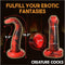 King Cobra - Silicone Dildo - Red