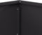 vidaXL - Tuinvuurschaal - Vierkant - Zwart - 60x60x35 - cm - Staal