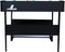Cougar Hustle L opklapbare Pooltafel in Zwart/groen - 5ft. Poolbiljart tafel inclusief één set poolballen, triangel, 2 keuen, biljartkrijt en borstel - 153x76x79cm