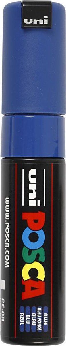uni-ball Paint Marker op waterbasis Posca PC-8K donkerblauw