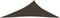 vidaXL - Zonnezeil - 160 - g/m² - 4x5x6,8 - m - HDPE - bruin
