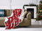 JUDGE - Bedsprei - Rood/Wit - 150 x 200 cm - Stof