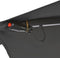 vidaXL - Zweefparasol - met - LED-verlichting - metalen - paal - 350 - cm - antraciet