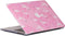 Lunso Geschikt voor MacBook Air 13 inch (2018-2019) cover hoes - case - Flamingo Pink