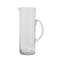 Jug Hammered Transparent Transparant / Recycled Glass