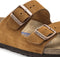 Birkenstock Arizona SFB VL Dames Slippers - Smal - Maat 41 - Mink