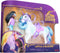 Unicorn Academy – Pop Layla & Eenhoorn Glacier - met 2 rijaccessoires en borstel - Speelfigurenset