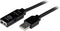 Startech USB2AAEXT25M - USB 2.0 verlengkabel 25 m - Actief circuit 480 Mbps - Zwart