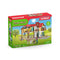 Schleich FARM WORLD - Boerderij met stal en dieren - Set met 2 figuren en 7 dieren