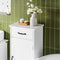 SoBuy BZR207-W - Badkamermeubel - Opbergkast met lade en open planken - Wit 42 x 30 x 93 cm