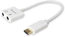 Equip 133460 - USB 2.0 type-C - Audio in/out 3.5mm - Wit