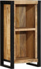 vidaXL - Nachtkastje - 40x30x80 - cm - Massief - Hout - Ruw - Mango