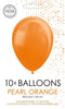 Oranje ballonnen metallic | 10 stuks