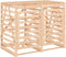 vidaXL - Containerberging - dubbel - massief - grenenhout