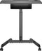VDD Gaming - Zit Sta Bureau - Verrijdbaar - In hoogte verstelbaar 76-113 cm - Zwart - Bureaublad 80 x 58 cm