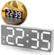 Nuvance - Digitale Wekker - Helder LED-display Dubbel Alarm - 8720986572682