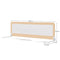 Coast Bedhekje Inklapbaar - 180 cm x 56 cm - Beige - Veiligheidsbedrail voor Peuters en Kinderen