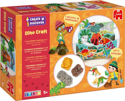 Jumbo - Create & Discover - Dino Craft - Knutselpakket - Creatief - Vanaf 5 jaar