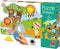 Jumbo - Goula Vormenpuzzel Safari Hout - 13 stukjes