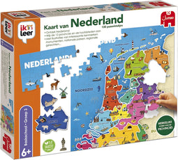 Jumbo - Ik Leer - Kaart van Nederland - Educatief Spel - Vanaf 6 jaar