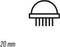 JUMBO LED 20mm ROOD DIFFUUS (DLA-6SRD)