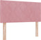 vidaXL - Hoofdbord - in - Roze - met - Diamant - Blokkenontwerp - - - 90 - cm - - - Velvet