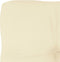 vidaXL - Palletkussen - 80x80x12 - cm - stof - crèmekleurig