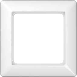 Jung 1-voudig afdekraam alpine wit glans AS581WW