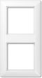 Jung AS500 Afdekraam schakelmateriaal - AS582WW - E32SU