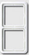 Jung CD500 Afdekraam Schakelmateriaal - CD582WW - E2V3A