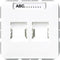 Jung CD500 Insteekplaat Schakelmateriaal - CD569-2WEWW - E2T6M