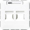 Jung CD500 Insteekplaat Schakelmateriaal - CD569-2WEWW - E2T6M