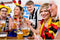 Jung Voetbalhoed - Duits Voetbalteam - 10 x 10 x 0,01 cm - 40 g - Universeel