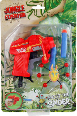Jungle Expedition Pistool met Darts en Raamkruipers, 7dlg..