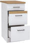 Junona Kitchen Low Furniture 40 cm - 3 laden + Worktop - Briljant wit