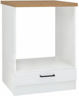 Junona Low Furniture Vier 60 cm - Werkplan - Briljant wit