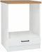 Junona Low Furniture Vier 60 cm - Werkplan - Briljant wit