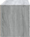 vidaXL - Wandschoenenkast - 70x35x38 - cm - massief - grenenhout - sonoma - grijs