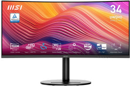 MSI Modern MD342CQP - Monitor 34" - 3440x1440 - 120Hz - Gebogen - Zwart